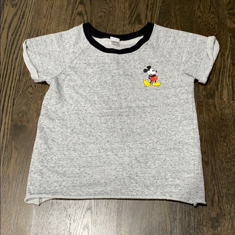 Mickey Mouse 😍 cropped shirt sweatshirt small